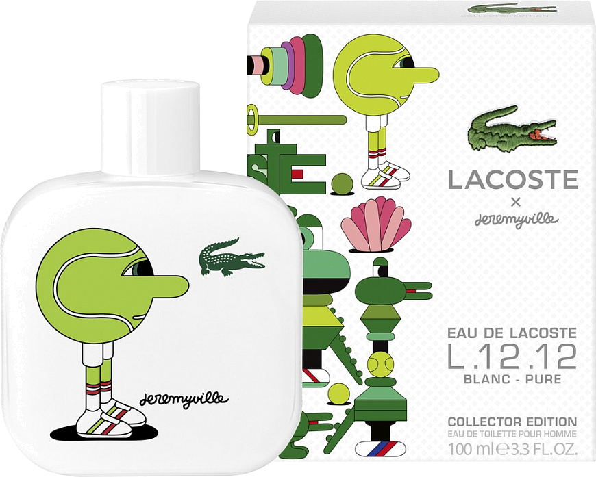 lacoste blanc pour homme