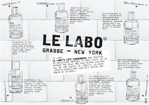 Бренд Le Labo. Гениальные ароматы, от гениальных создателей!